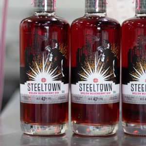 Spirit of Wales Distillery - Steeltown Blueberry Welsh Gin 1
