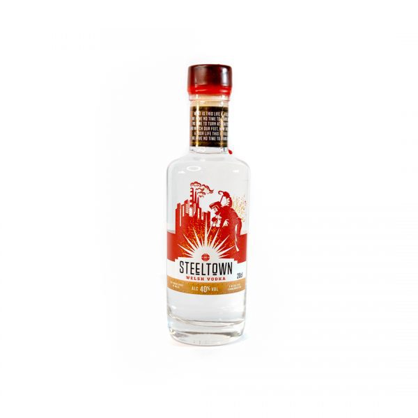 Spirit of Wales Distillery Steeltown Welsh Vodka - 20cl