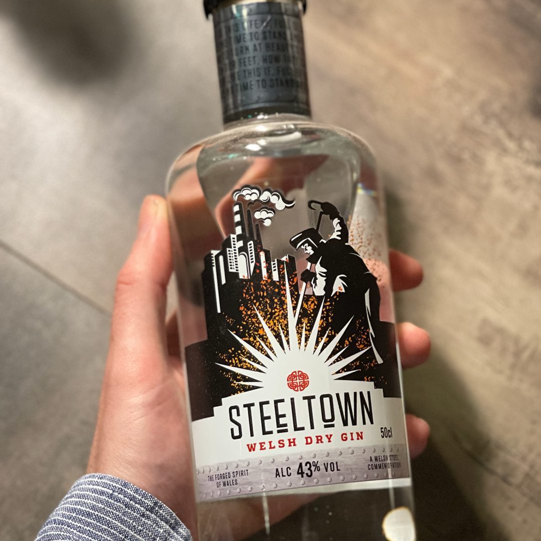 Spirit of Wales Distillery - Welsh Cocktails - Steeltown Gin Negroni
