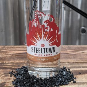 Spirit of Wales Distillery_Steeltown Welsh Vodka_Filtered through Anthracite