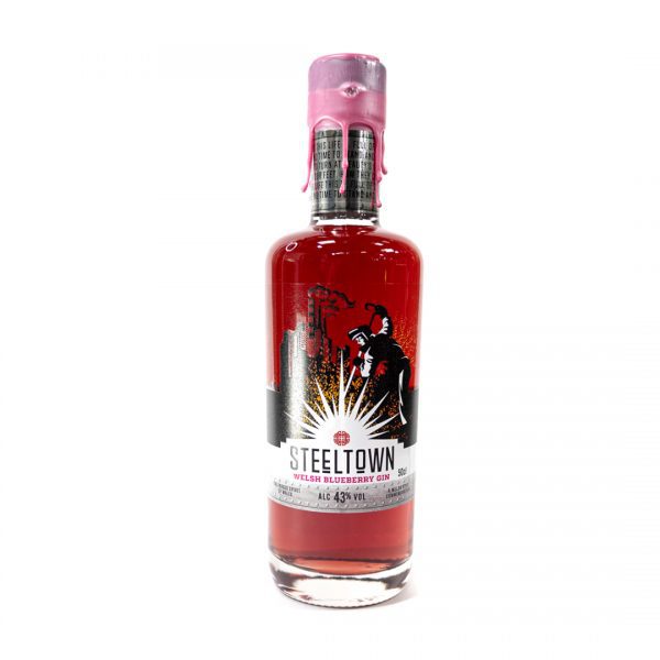 Steeltown Welsh Blueberry Gin (New) - 50cl