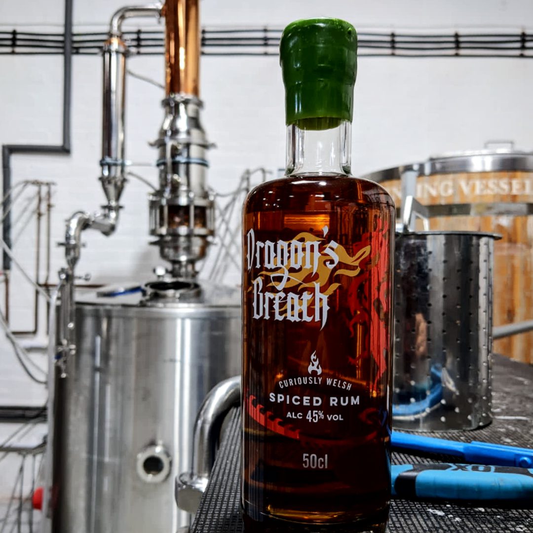 Dragon’s Breath Spiced Rum Spirit of Wales