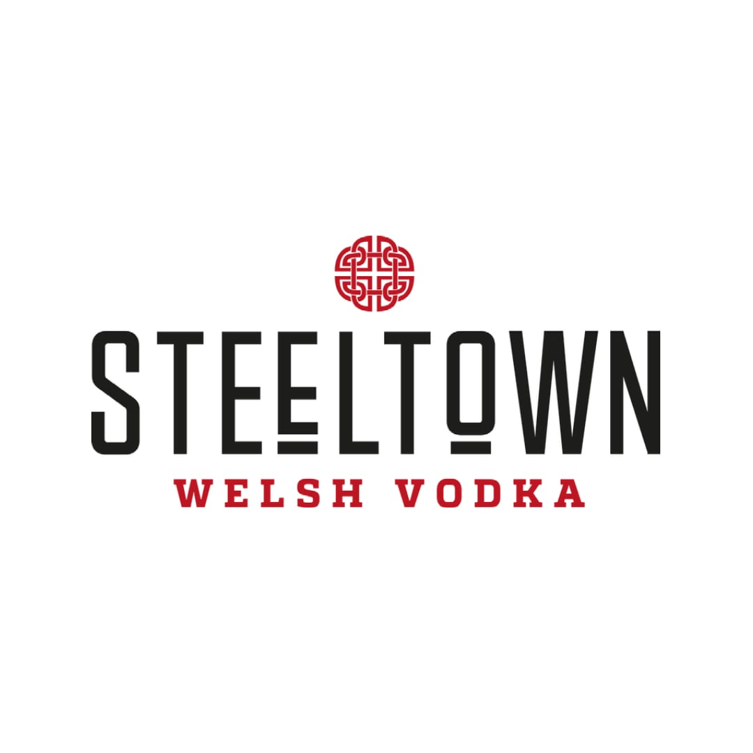 Steeltown Welsh Vodka - logo Spirit of Wales Distillery - Steeltown Welsh Vodka
