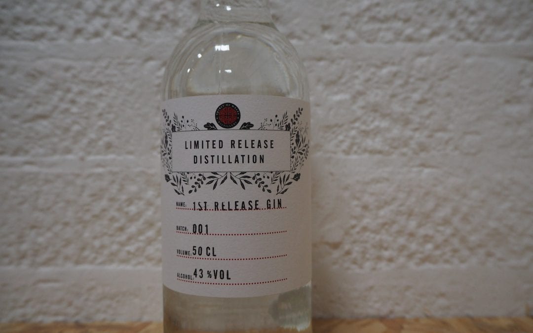 Introducing the Spirit of Wales Distillery first limited edition release Welsh Gin bottle on white background.