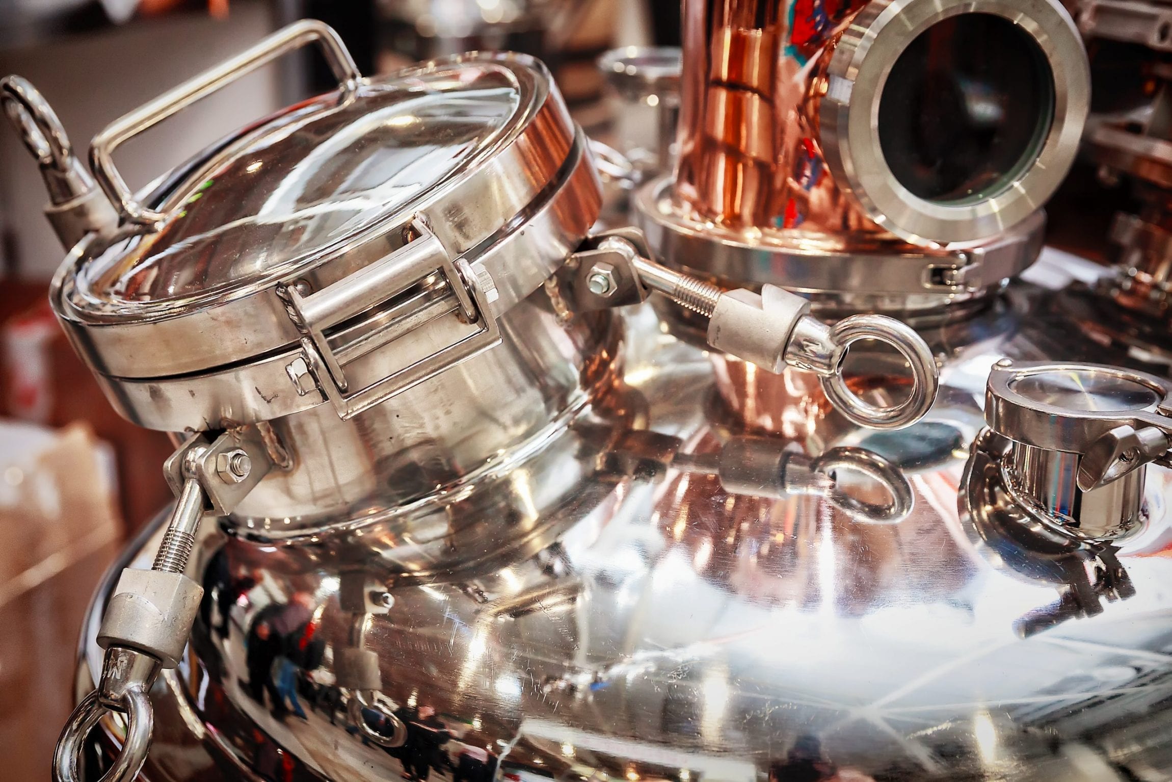 copper alembic for making alcohol
