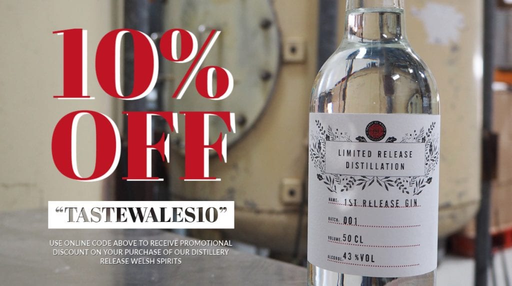 Spirit of Wales Distllery - Gin a Day May - 10% off voucher. valid till 31 May 21