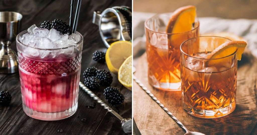 Spirit of Wales Distillery Bramble and Earl Grey Infused gin cocktails