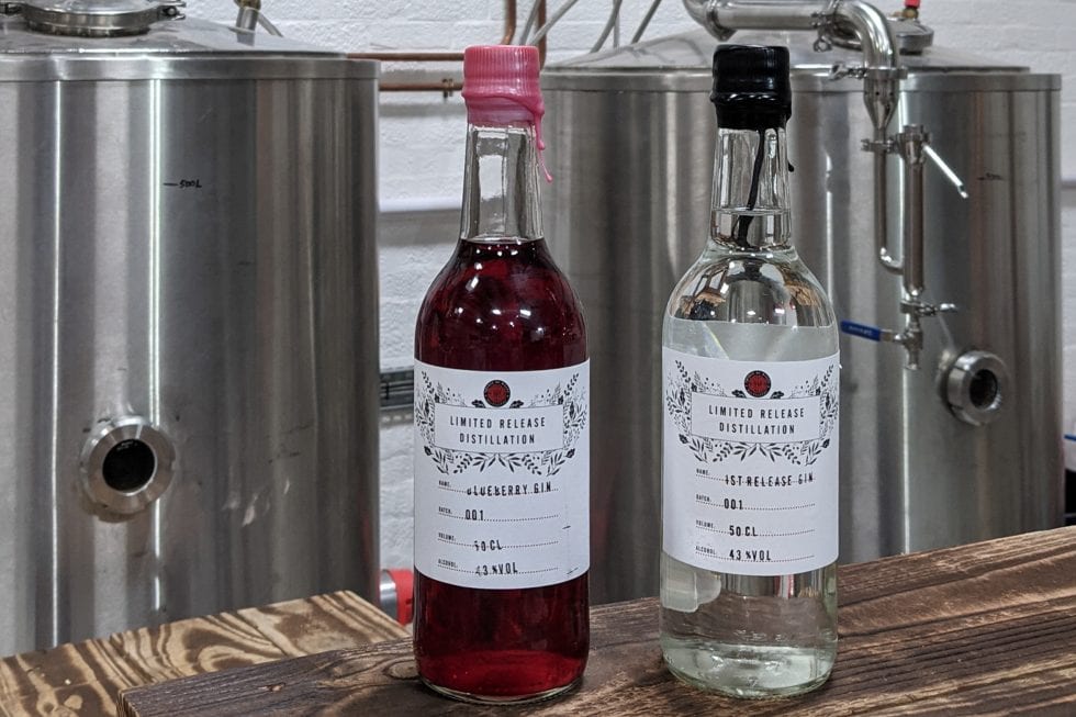 Wild Blueberry Gin with Heather sweetness from Wales. Spirit of Wales