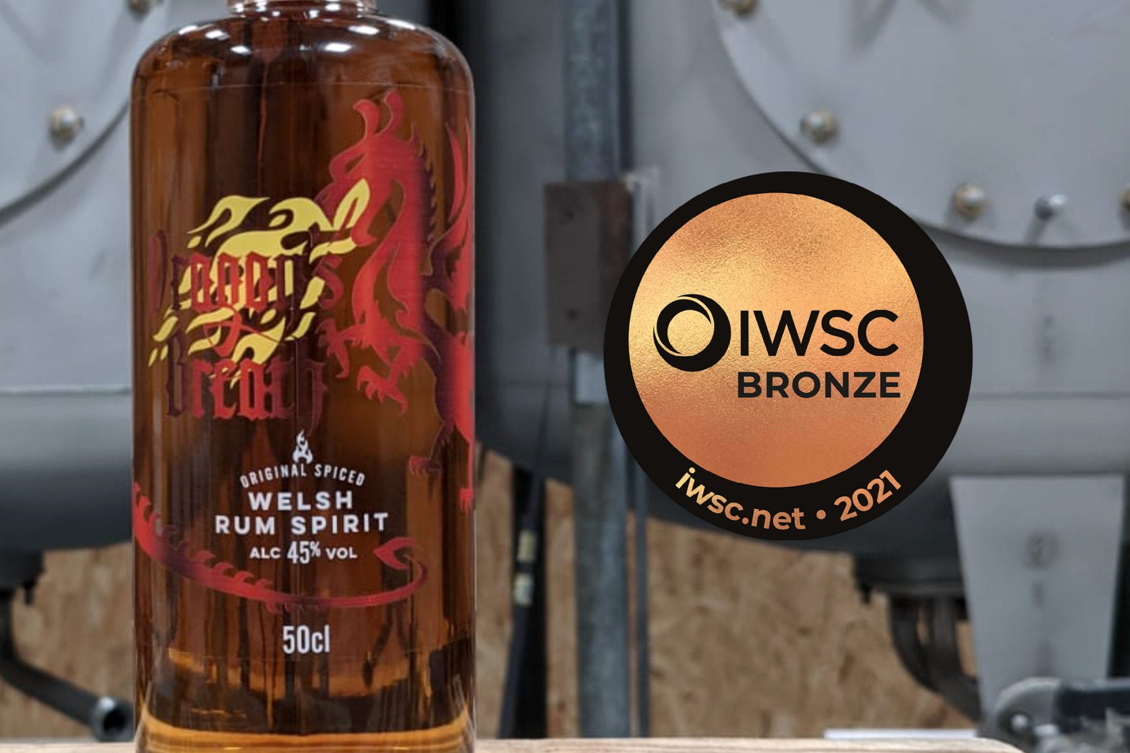 Dragon’s Breath Welsh Rum Spiced Things Up with its First Award.