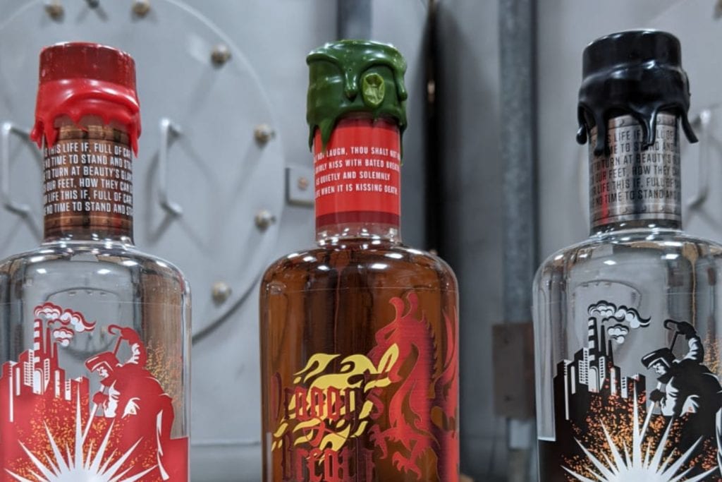 Spirit of Wales signature release Steeltown and Dragon's Breath brands with the words of W. H. Davies