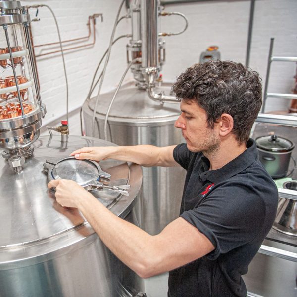 Spirit of Wales distillery Guided tour in Newport South Wales James our production manager Spirit of Wales distillery Guided tour in Newport South Wales James our production manager