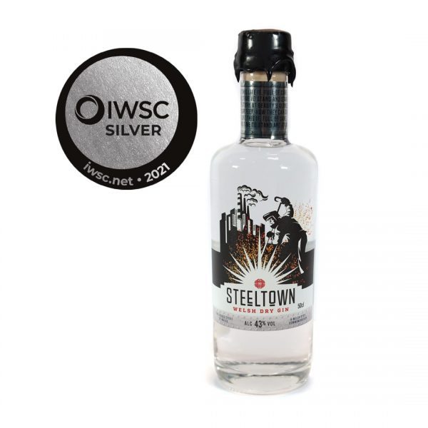 Steeltown Welsh Dry Gin IWSC Silver Award 2021