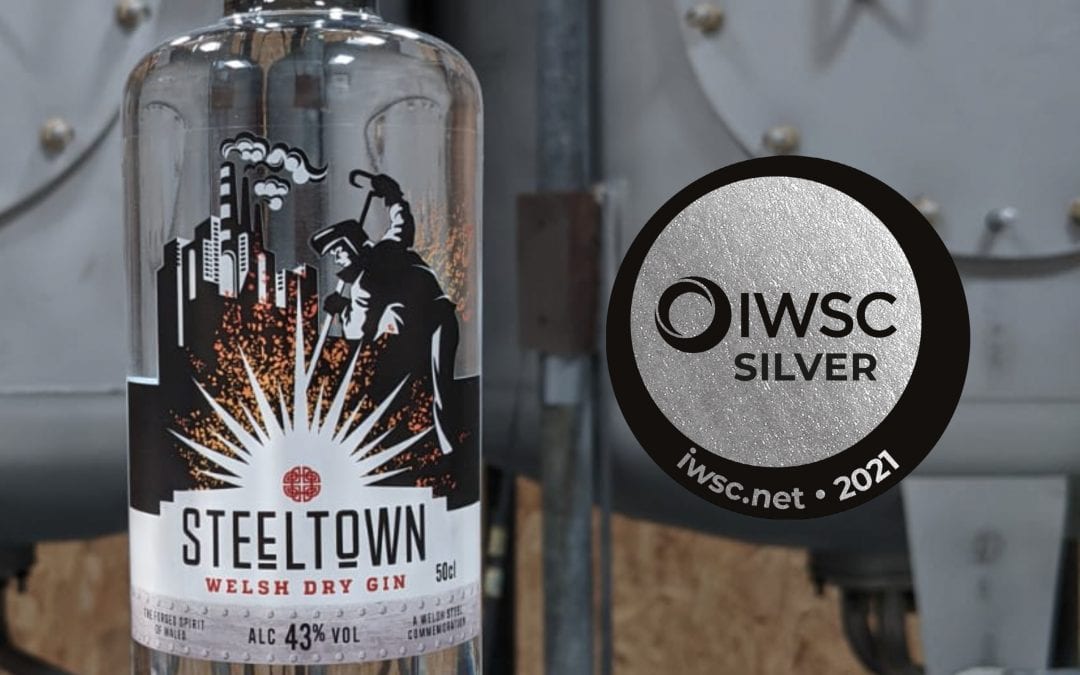 Steeltown Welsh Dry Gin Picks Up Two Silver Medals.