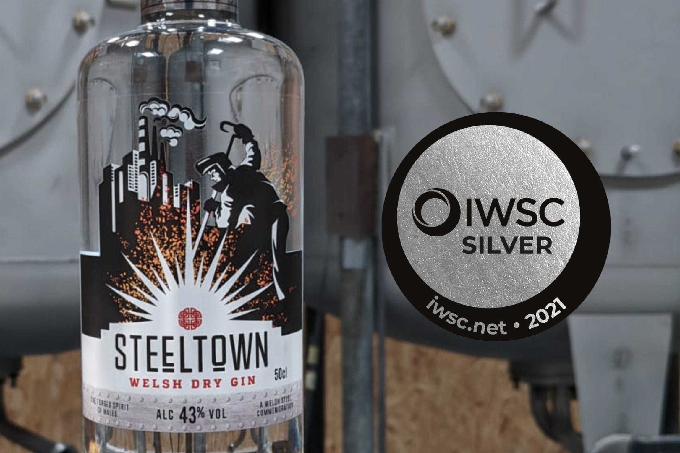 Steeltown Welsh Dry Gin Picks Up Two Silver Medals.