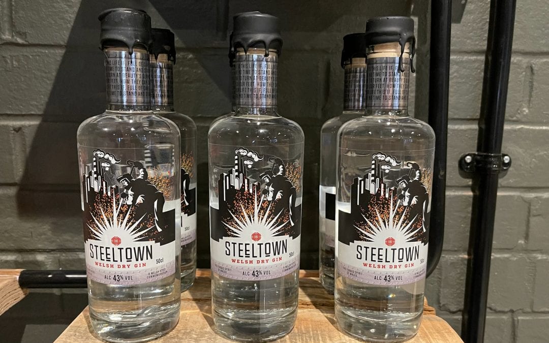 Steeltown Dry Welsh Gin from the Spirit of Wales Distillery