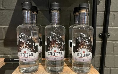 Introducing Steeltown Dry Welsh Gin with 13 Delicate Botanicals.
