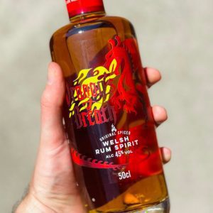 Dragons Breath Spiced Welsh Rum Spirit with bronze award from the IWSC 2021