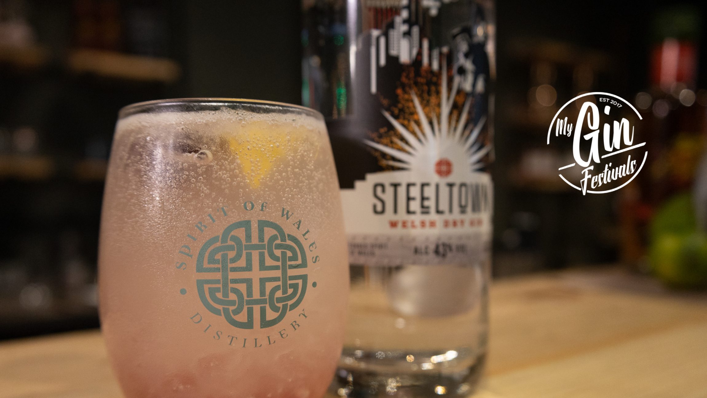 Spirit of Wales Award-Winning Steeltown Welsh Dry Gin at My Gin Festivals