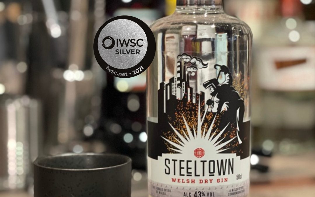 Steeltown Welsh Gin 2021 IWSC Silver 91 Score