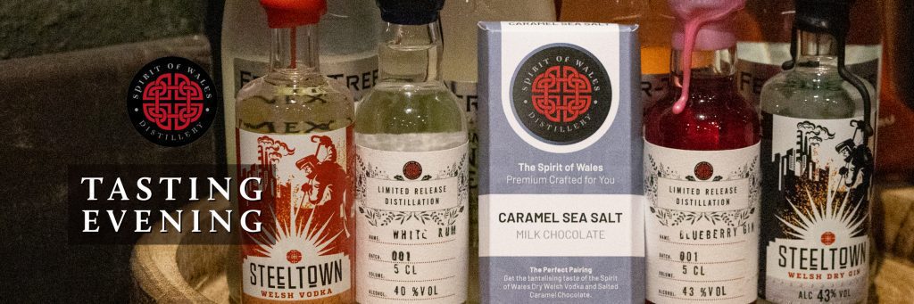 Spirit of Wales Distillery - Live Tasting Evening tasting kit