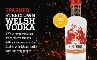National Vodka Day gold celebration with the Spirit of Wales