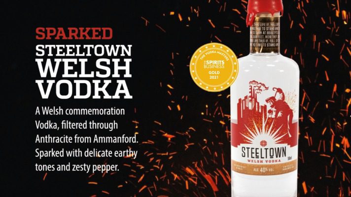 National Vodka Day gold celebration with the Spirit of Wales