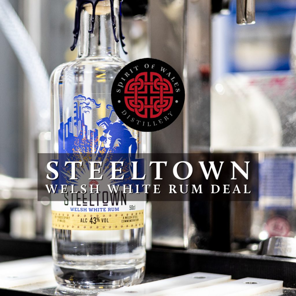Spirit of Wales Distillery - Steeltown Welsh White Rum Double Deals
