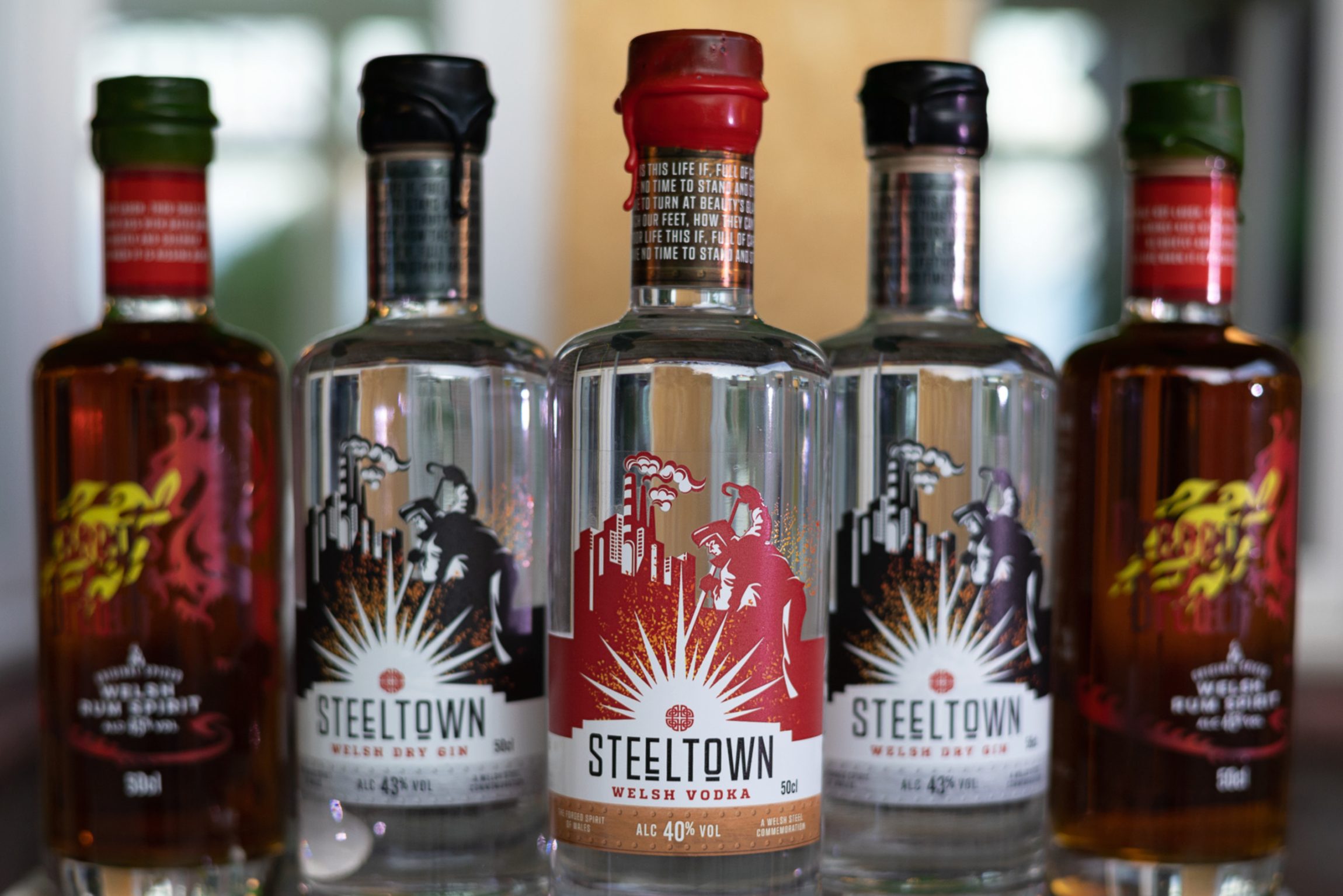 Spirit of Wales distillery introduces their award winning Steeltown Welsh Dry Gin