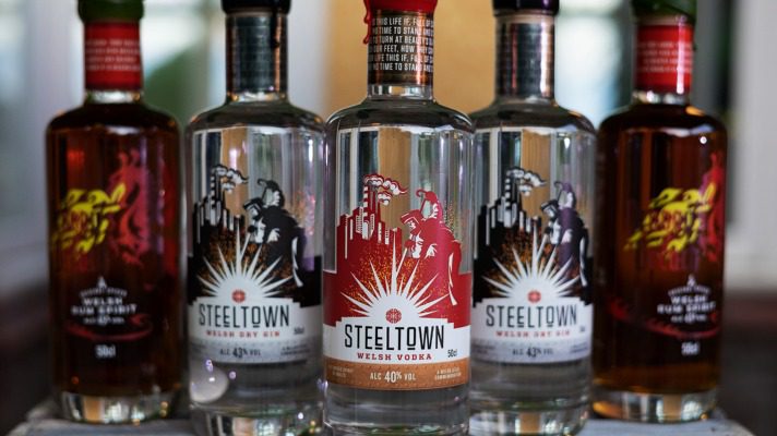 Spirit of Wales Distillery_Steeltown and Dragons Breath Welsh Spirits Spirit of Wales Distillery production manager James Gibbons and founder Daniel Dyer